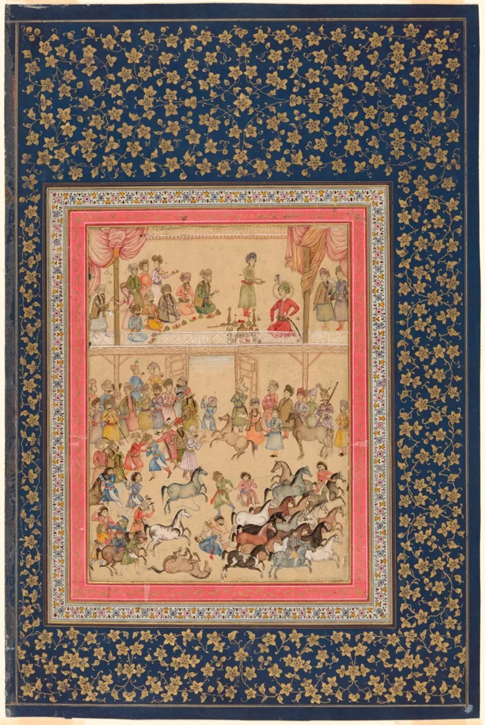 Royal Horse Inspection by 'Aliquli Jabbadar
