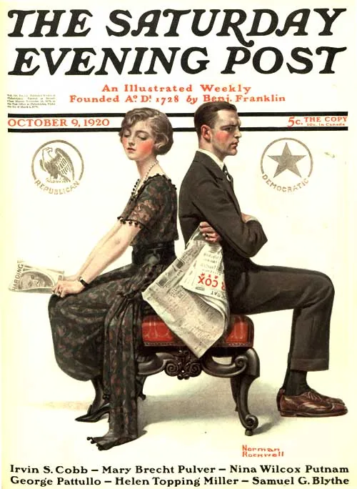 Saturday Evening Post Cover, 9 October 1920 by Norman Rockwell