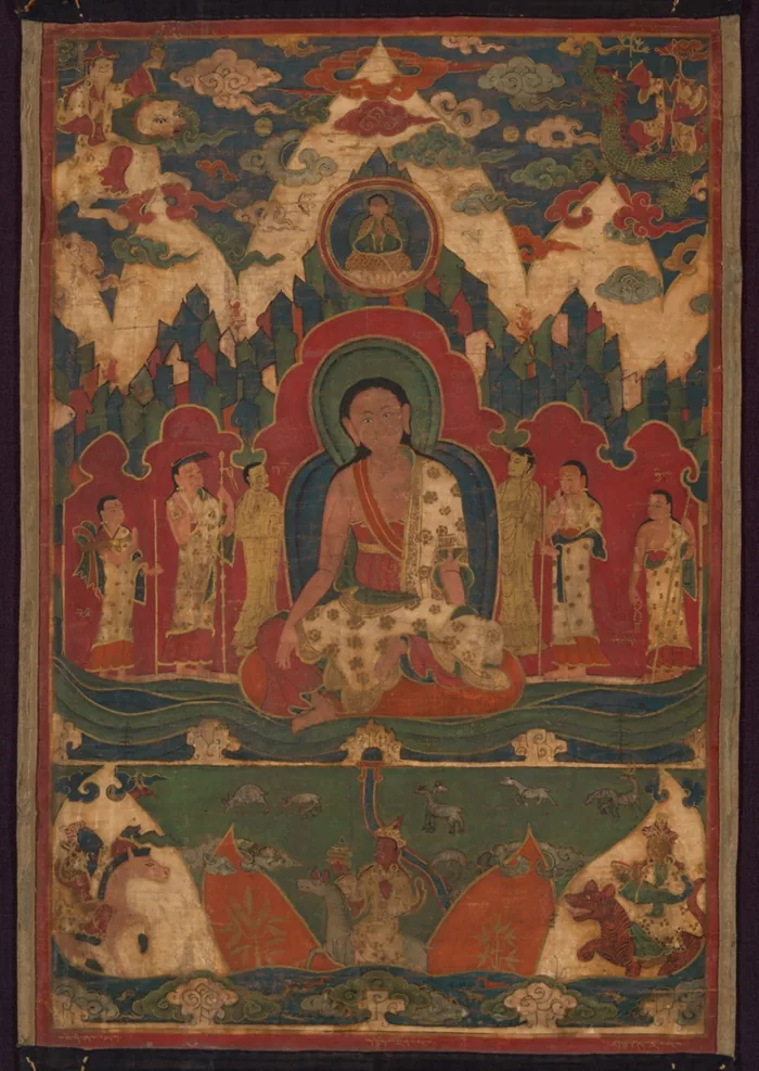 Milarepa on Mount Kailash by Unknown