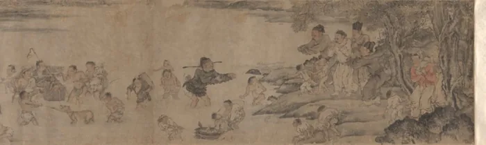 Yang Pu Moving His Family by Unknown